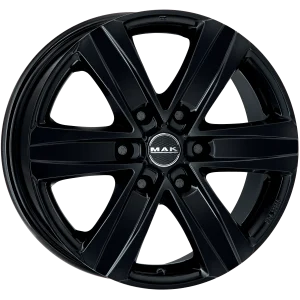 Mak Wheels – STONE6 – Black – 18″x8″ 15mm – All weather Wheels – F80806TGB15VH2X